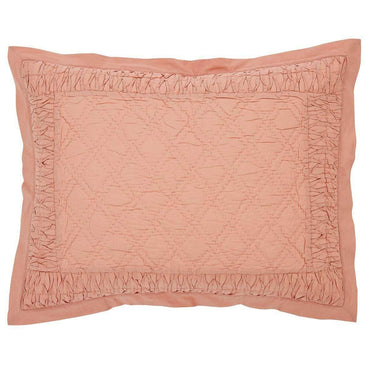 Adelia Apricot Standard Sham 21x27 VHC Brands - The Fox Decor